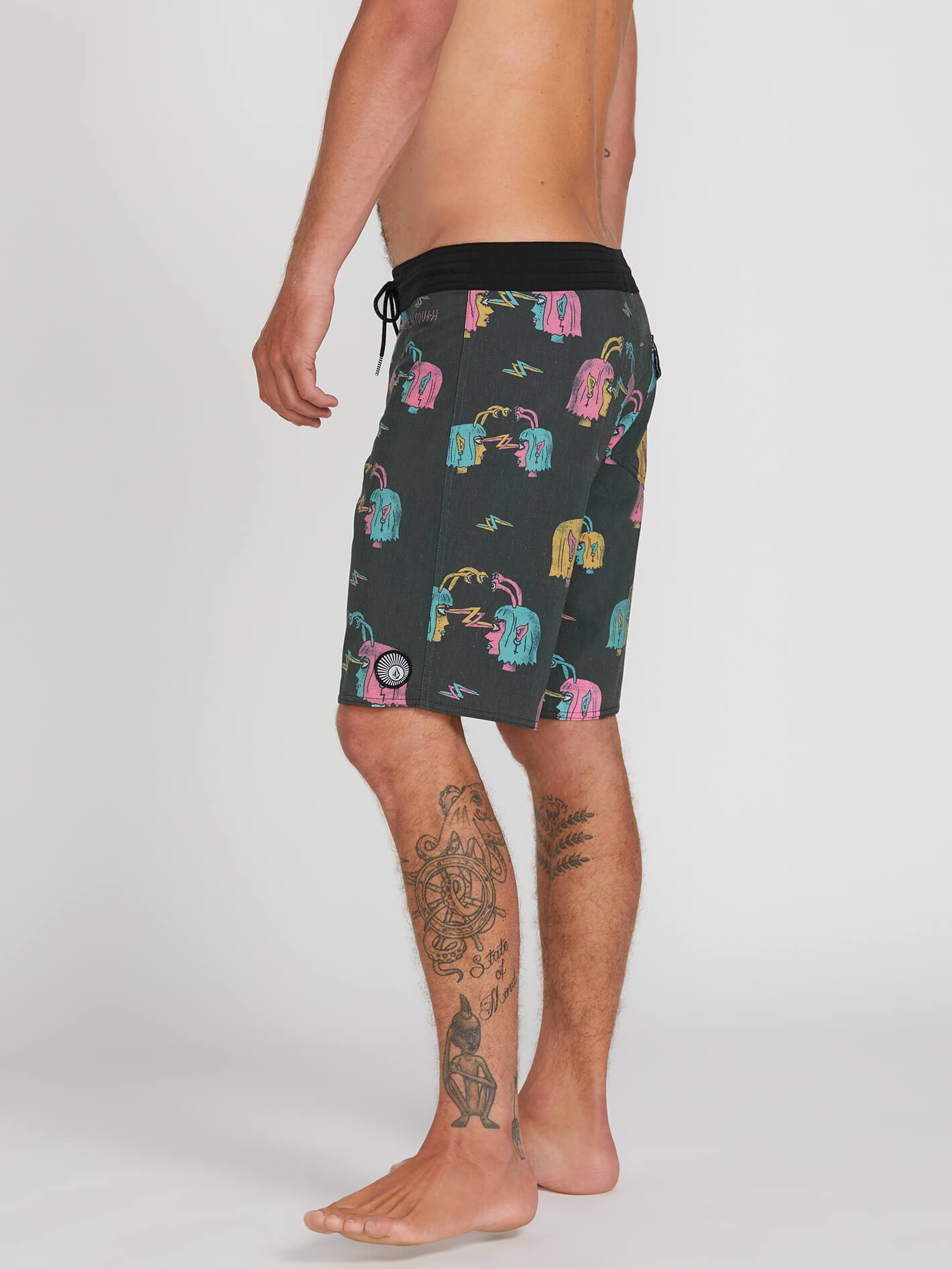 Alienated Stoney 19" Boardshort - Black