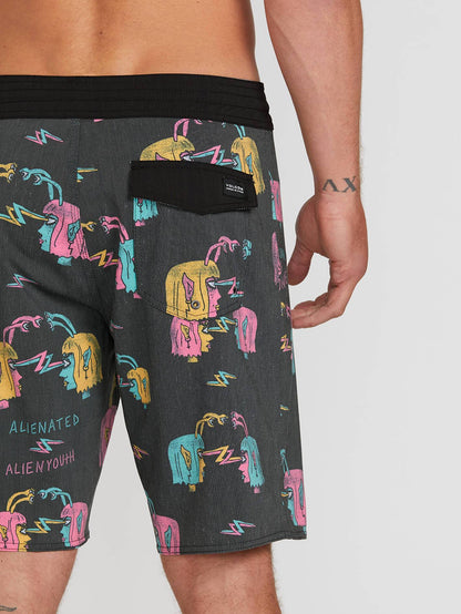 Alienated Stoney 19" Boardshort - Black