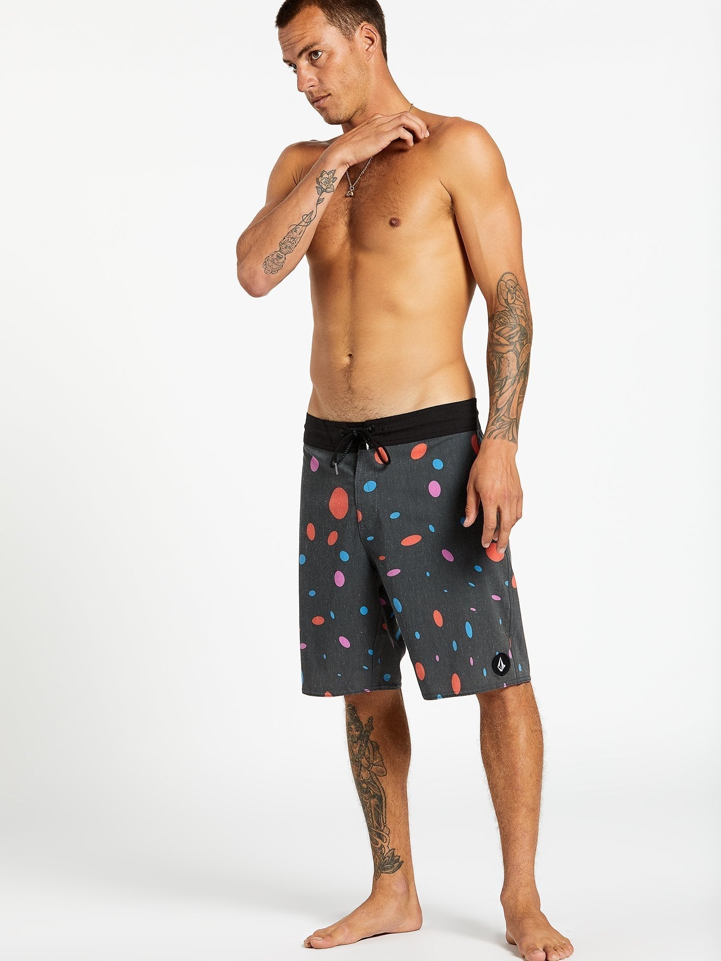 Pseudo Stoney 19" Boardshort - Black