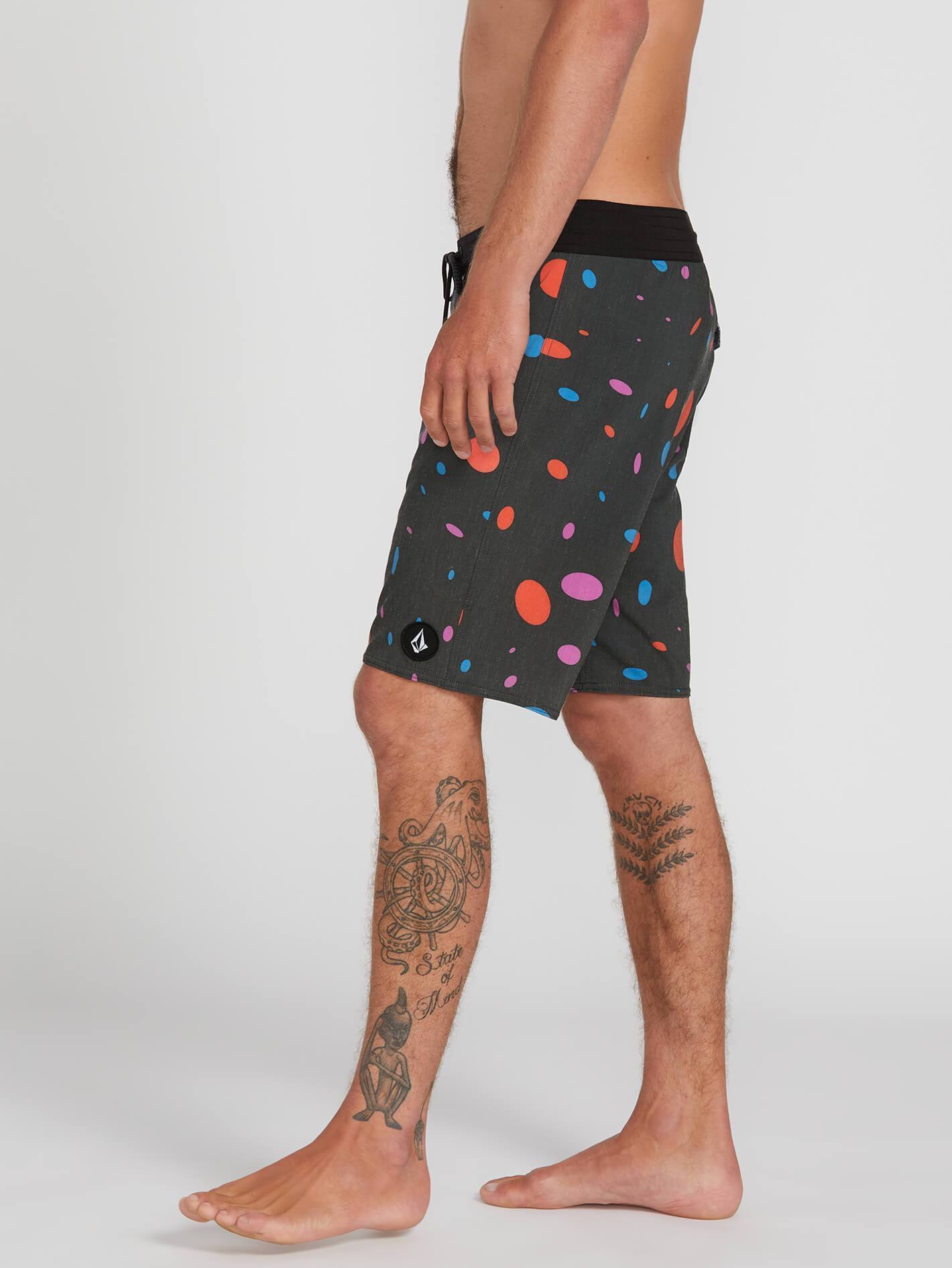 Pseudo Stoney 19" Boardshort - Black