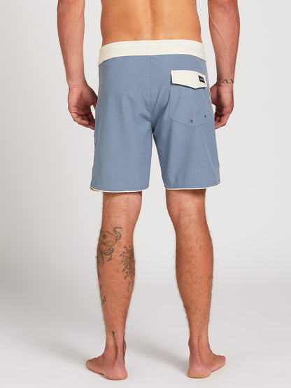 Barnacle Stoney 17" Boardshort - Stormy Blue