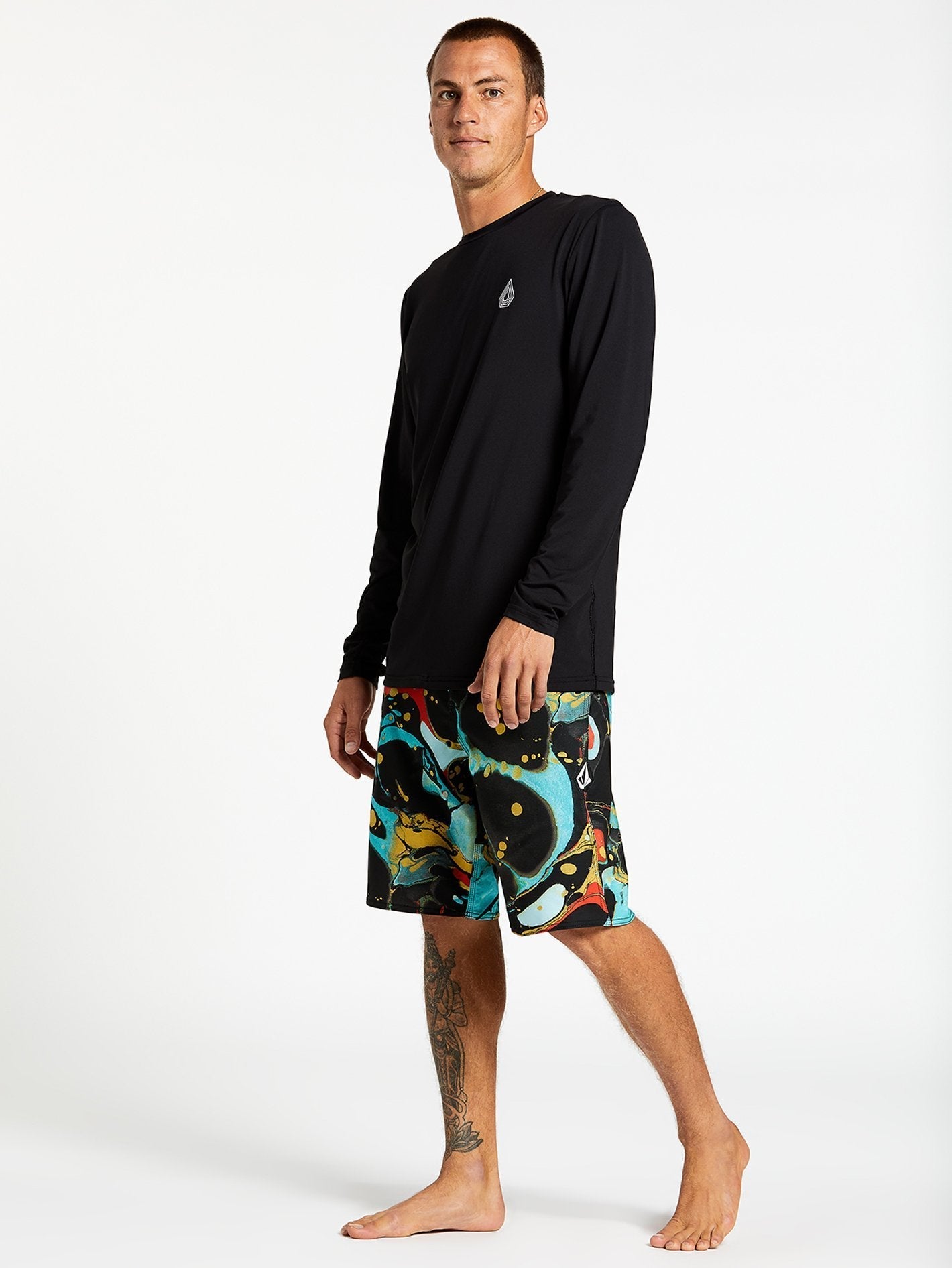 Stone Plus Mod 20" Boardshort - Black