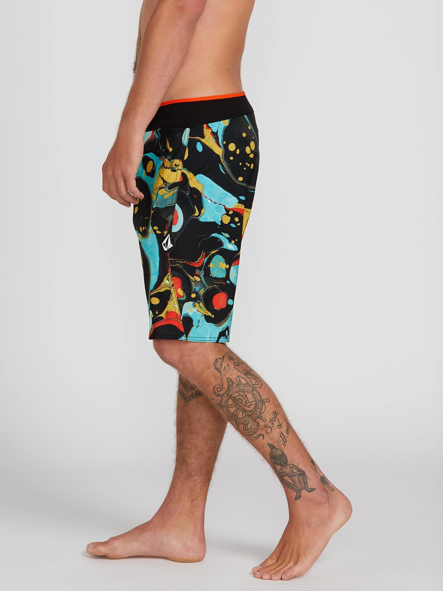 Stone Plus Mod 20" Boardshort - Black