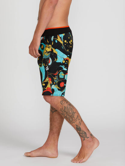 Stone Plus Mod 20" Boardshort - Black