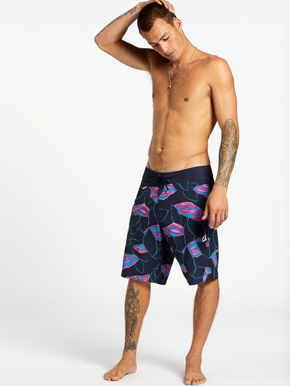 Secret Leaf Mod 20" Boardshort - Navy