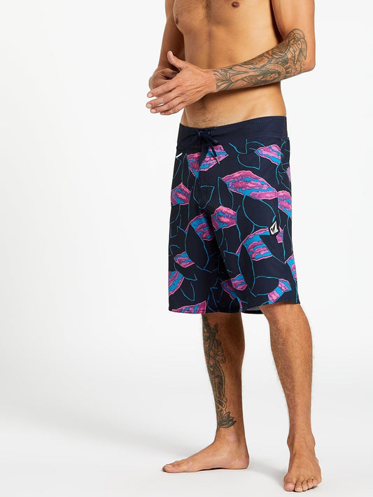 Secret Leaf Mod 20" Boardshort - Navy