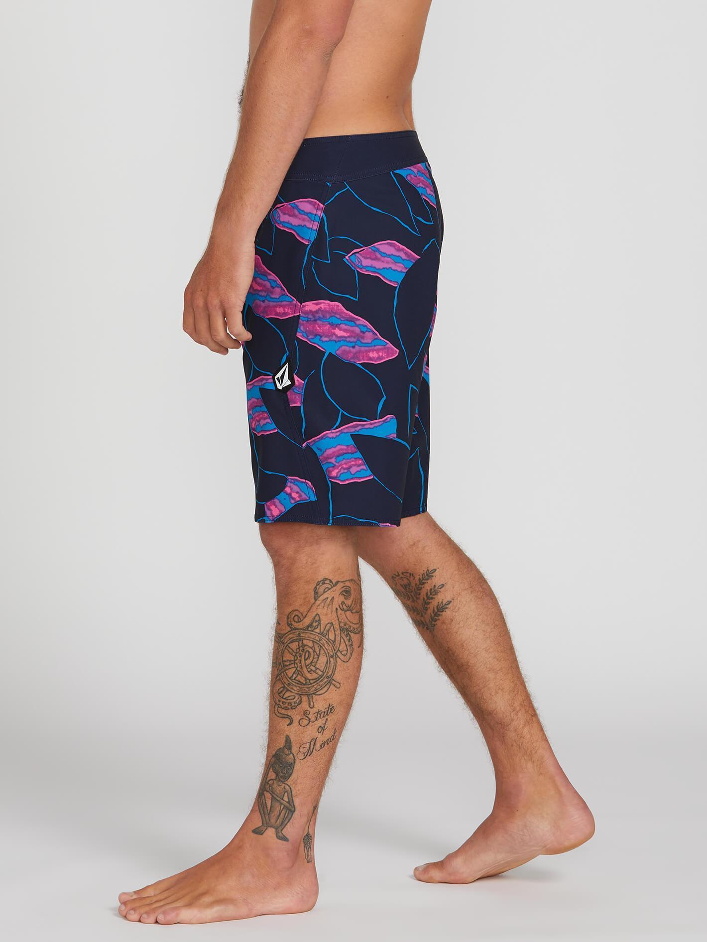 Secret Leaf Mod 20" Boardshort - Navy