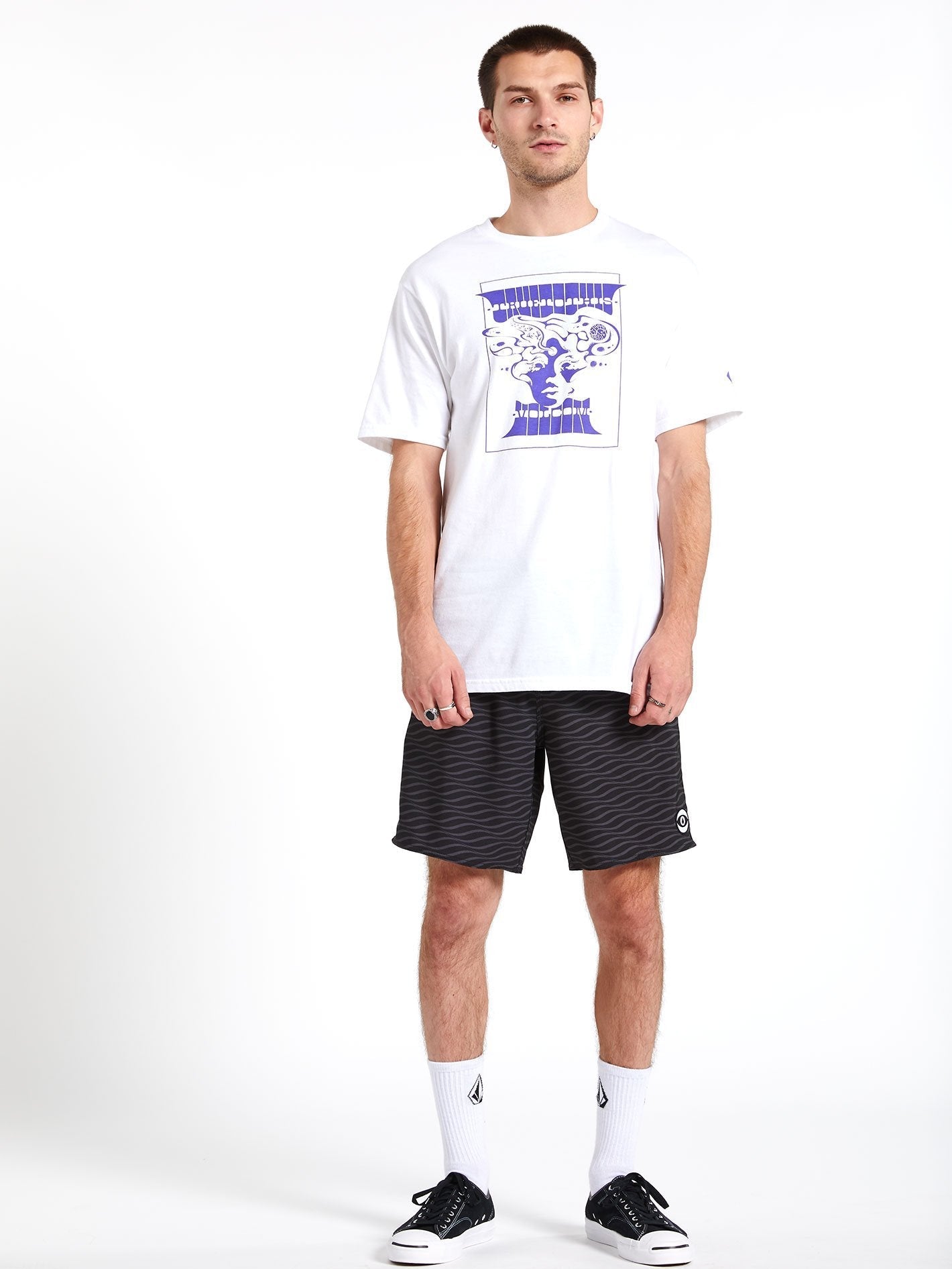 Levstone Vibes Mod Boardshort - Black