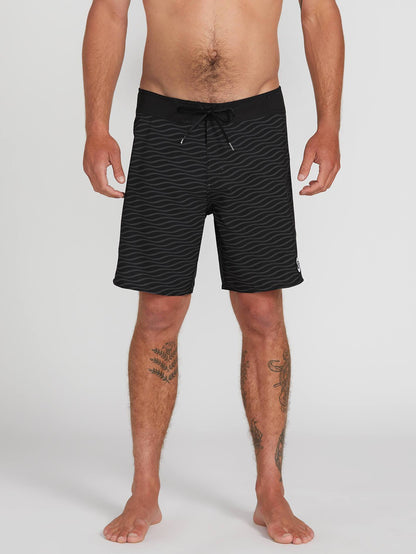 Levstone Vibes Mod Boardshort - Black