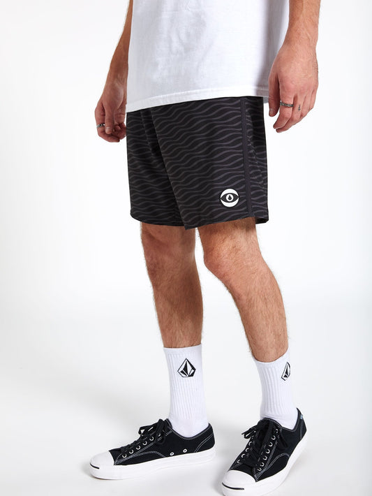 Levstone Vibes Mod Boardshort - Black