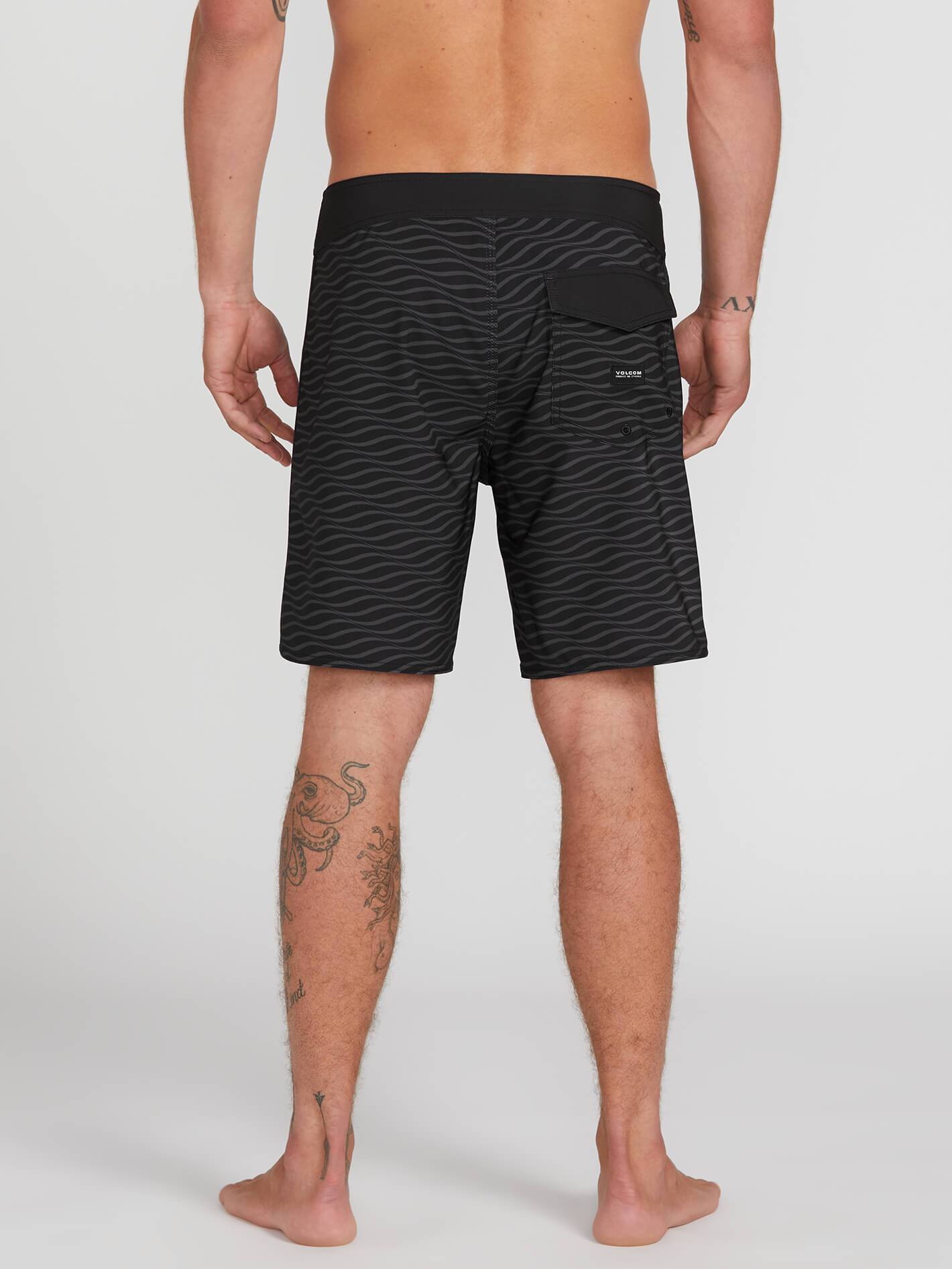 Levstone Vibes Mod Boardshort - Black