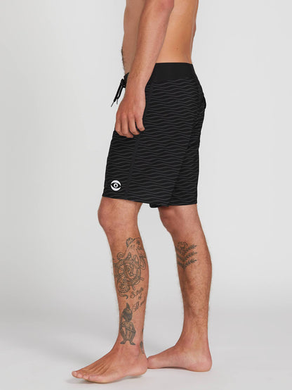 Levstone Vibes Mod Boardshort - Black