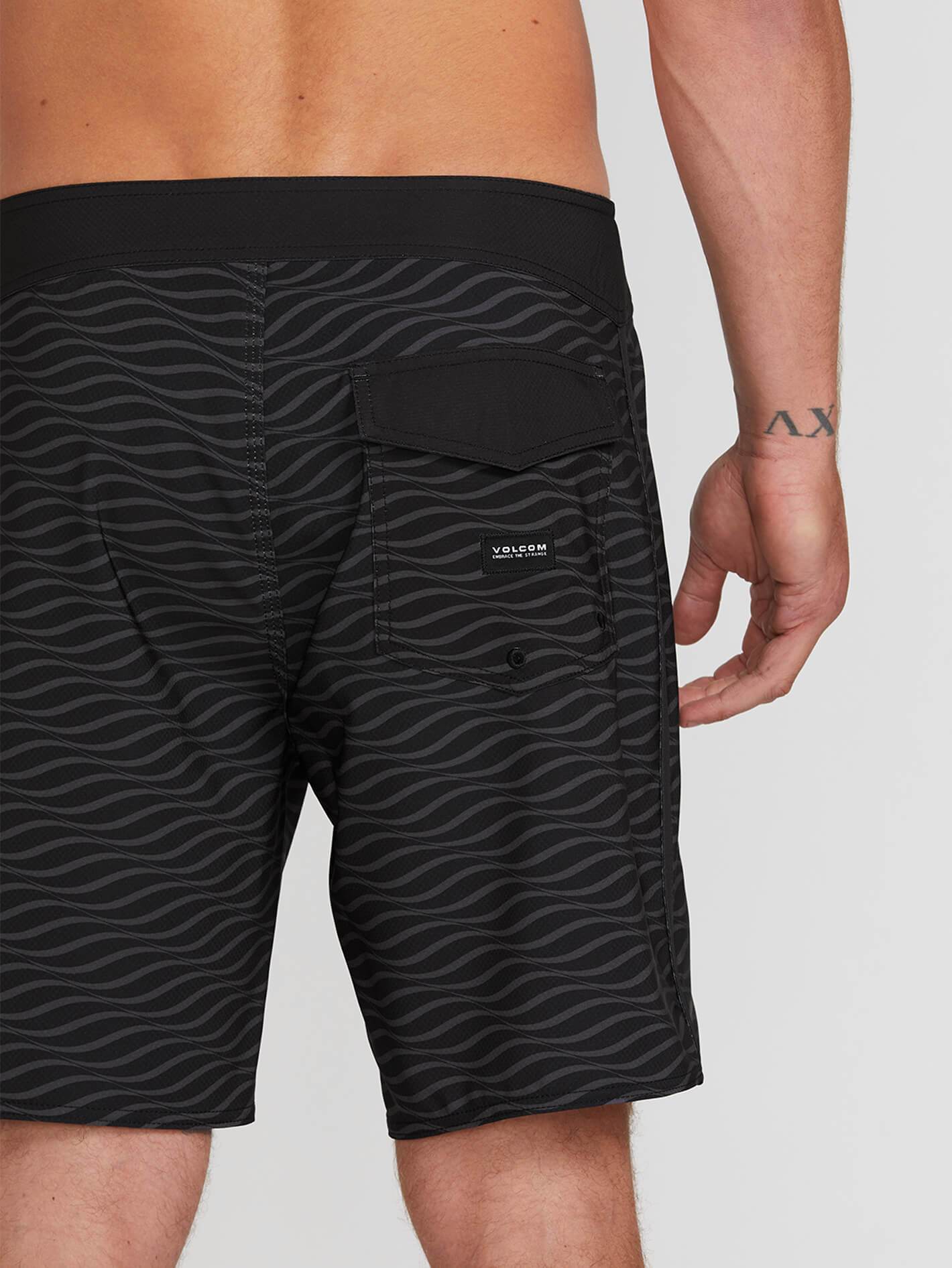 Levstone Vibes Mod Boardshort - Black