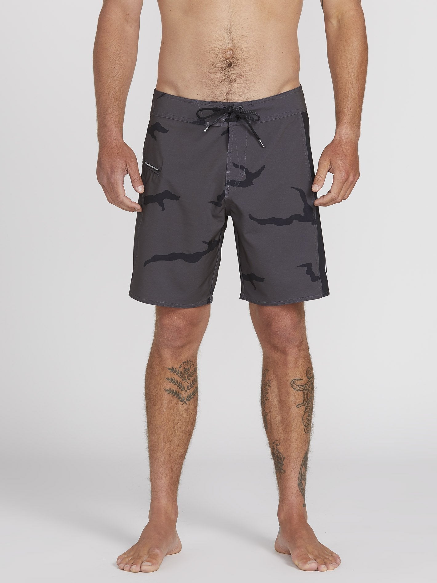 Deadly Stones Mod 18' Boardshort - Dark Charcoal