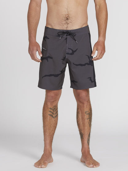 Deadly Stones Mod 18' Boardshort - Dark Charcoal