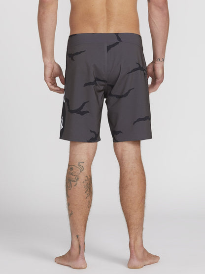 Deadly Stones Mod 18' Boardshort - Dark Charcoal