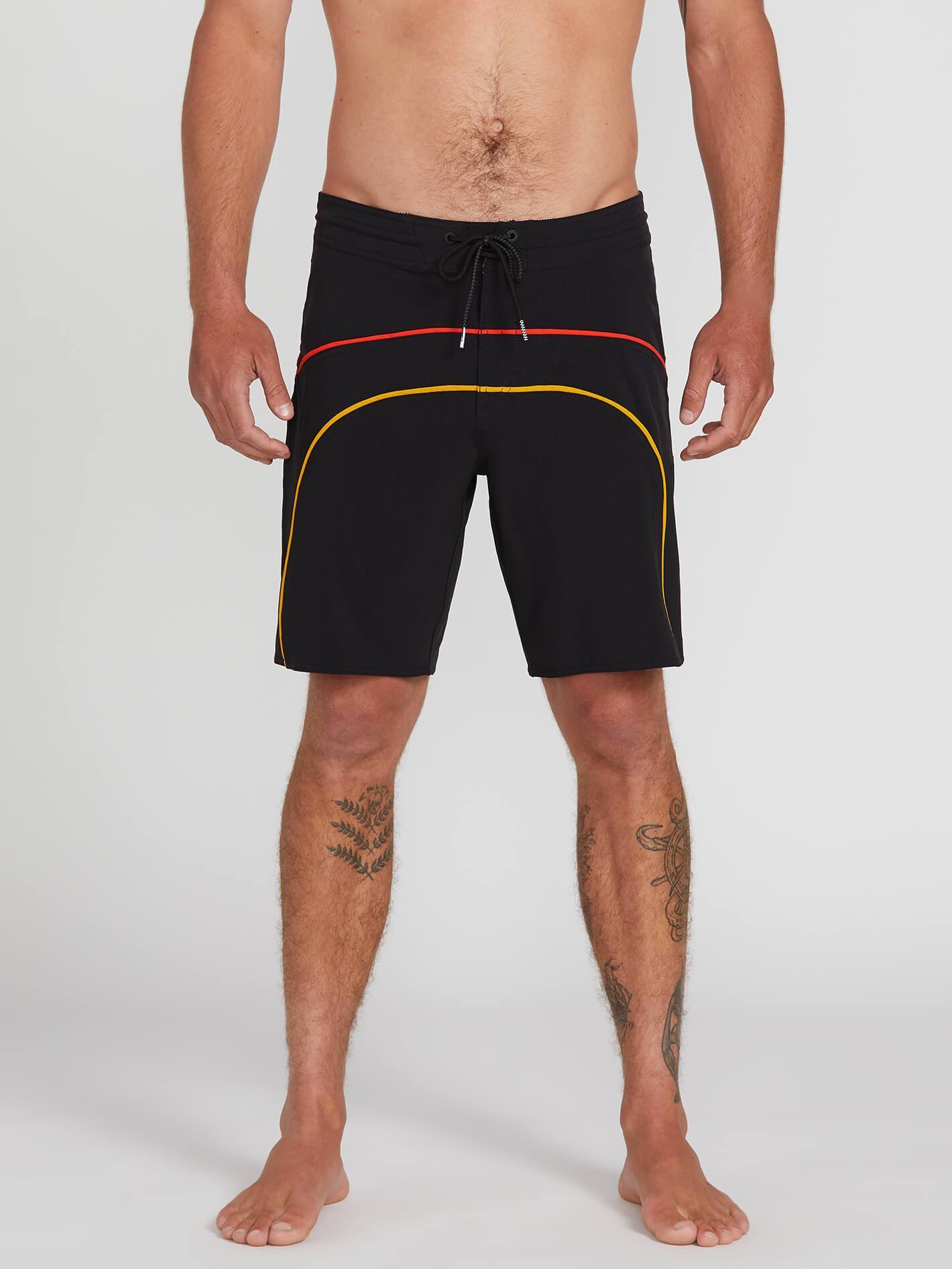 Rainbow Brdg Stny 19" Boardshort - Black