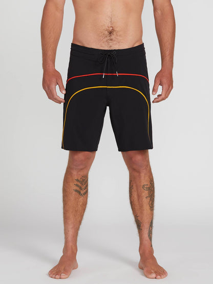 Rainbow Brdg Stny 19" Boardshort - Black