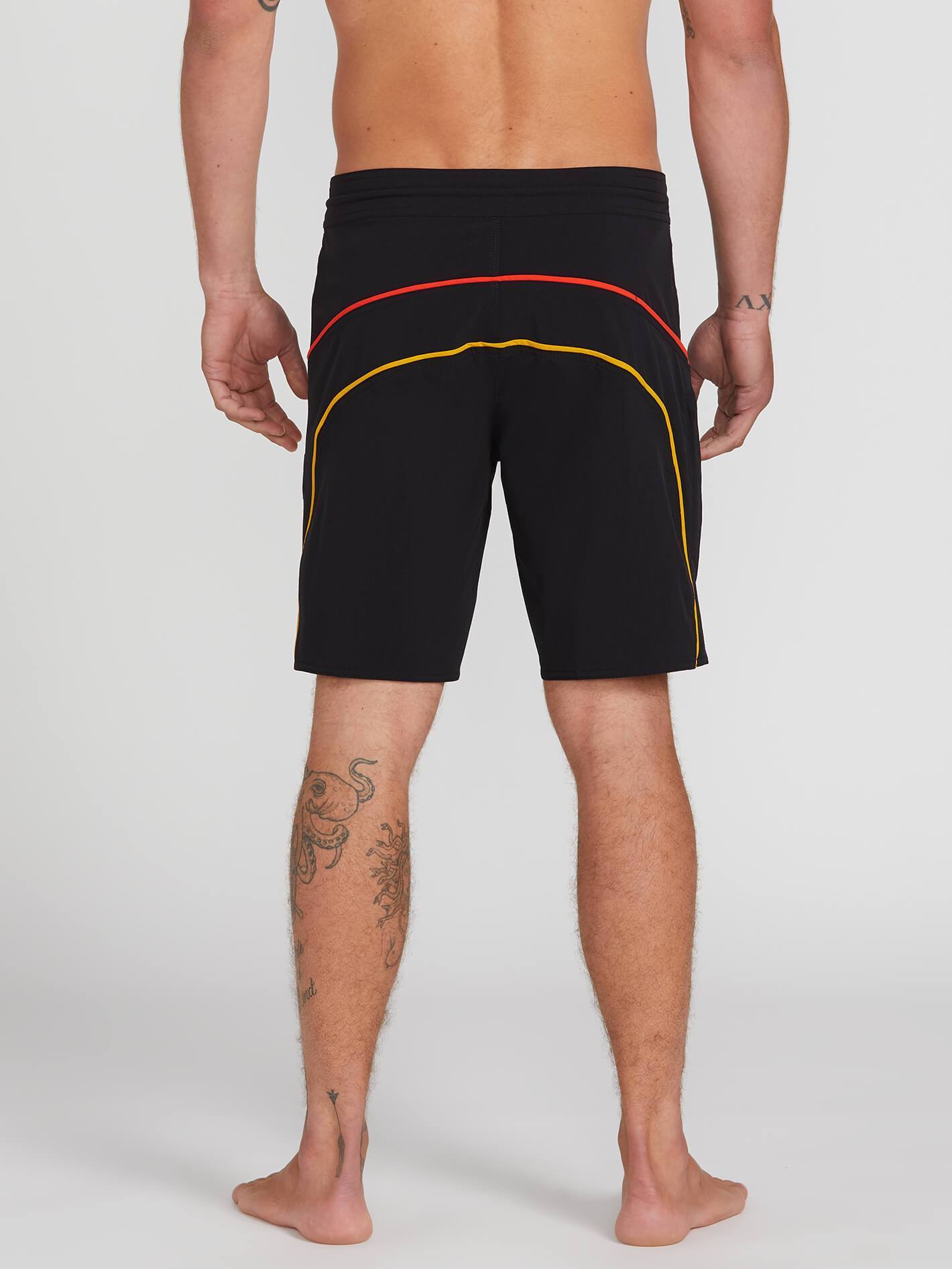 Rainbow Brdg Stny 19" Boardshort - Black