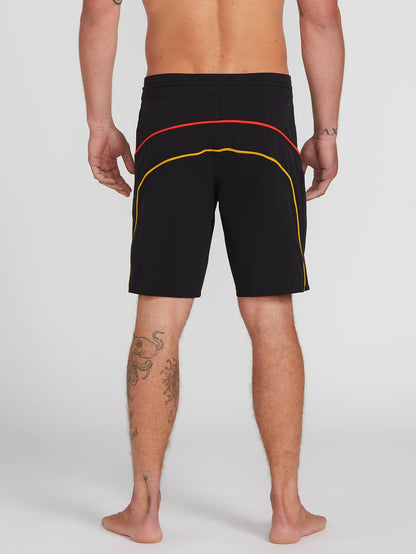 Rainbow Brdg Stny 19" Boardshort - Black