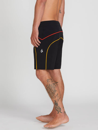 Rainbow Brdg Stny 19" Boardshort - Black