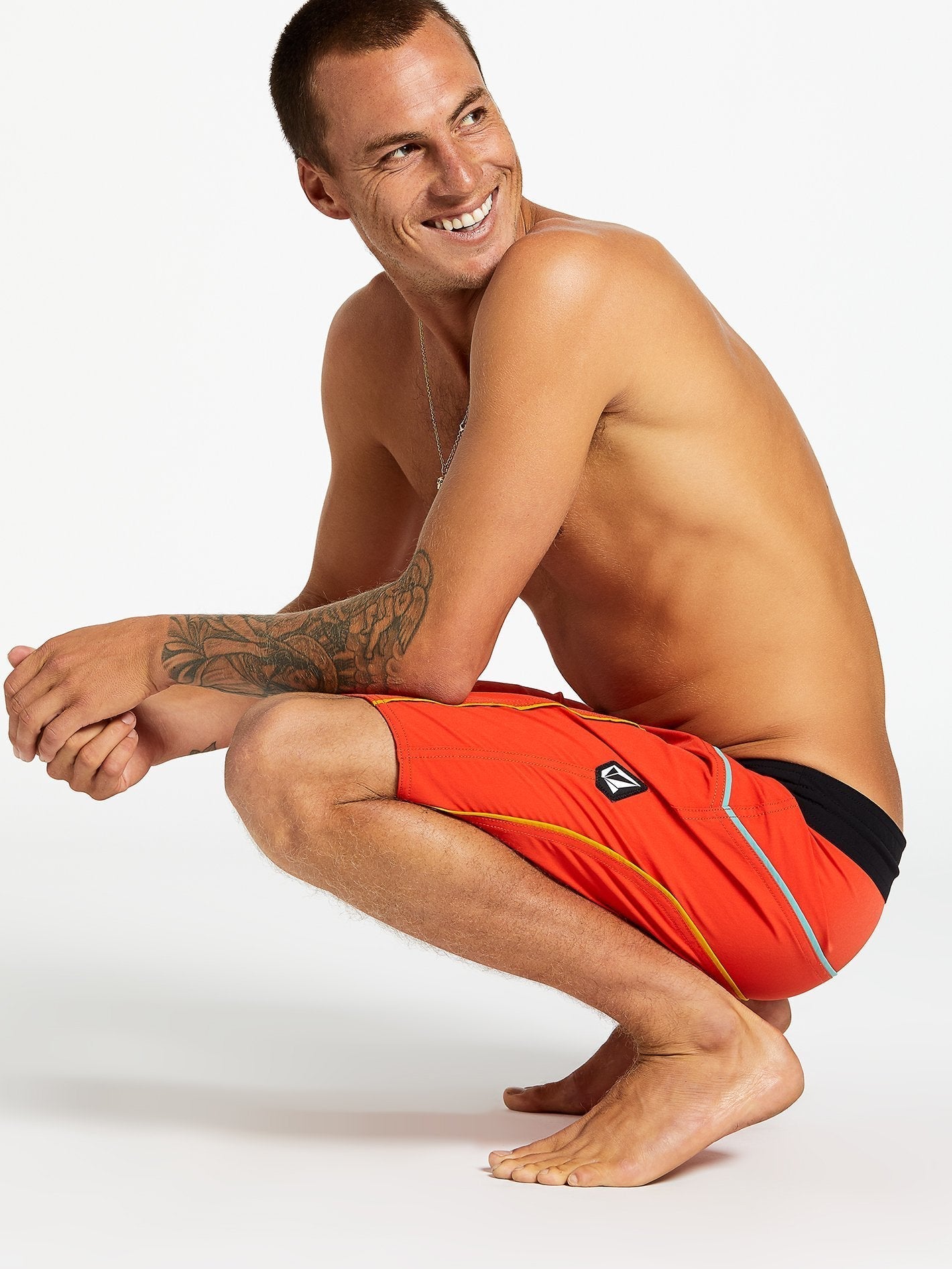 Rainbow Brdg Stny 19" Boardshort - Pepper Red