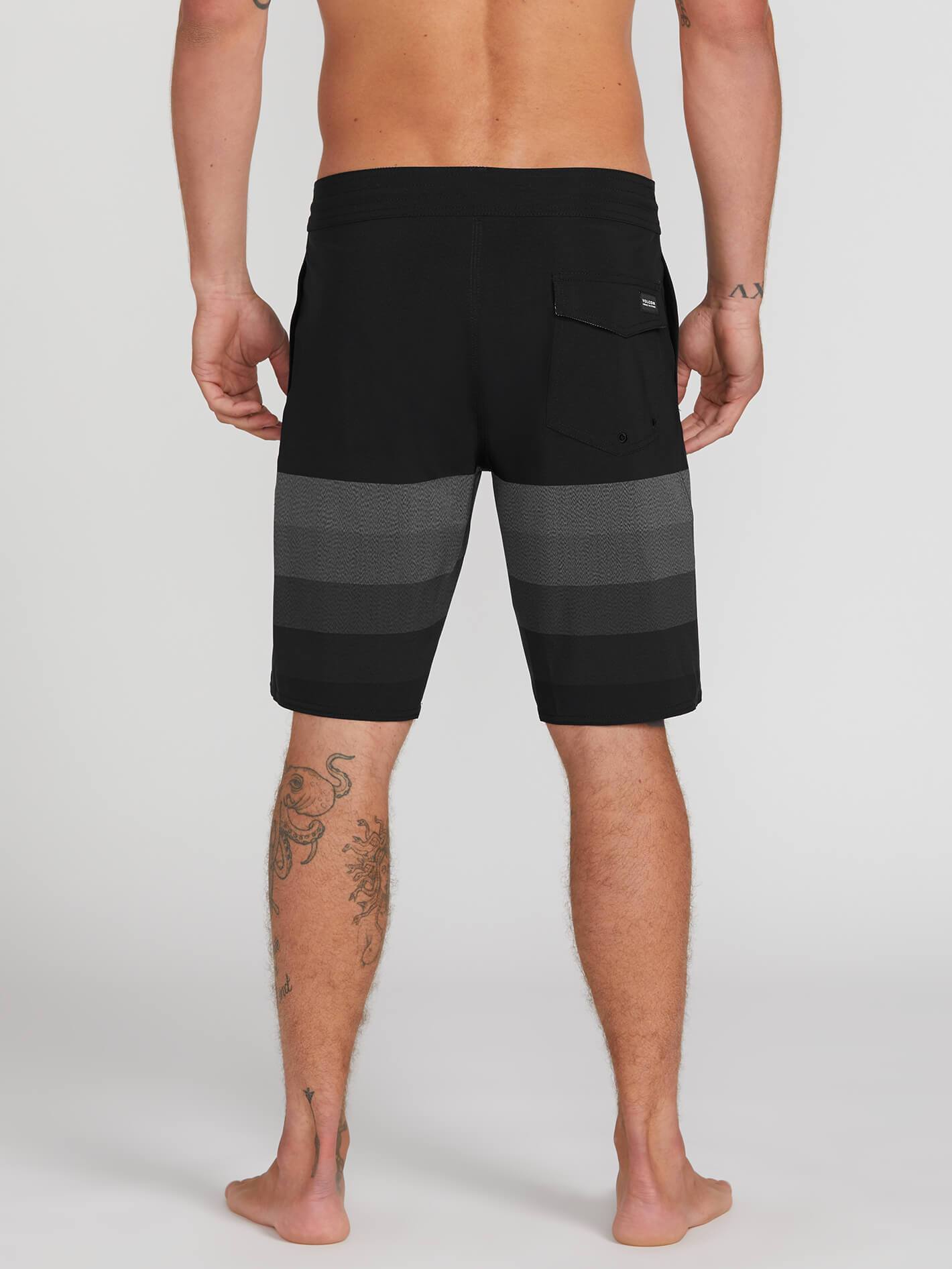 Quarta Static Stoney Boardshort - Black