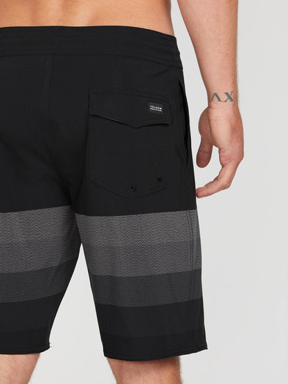 Quarta Static Stoney Boardshort - Black