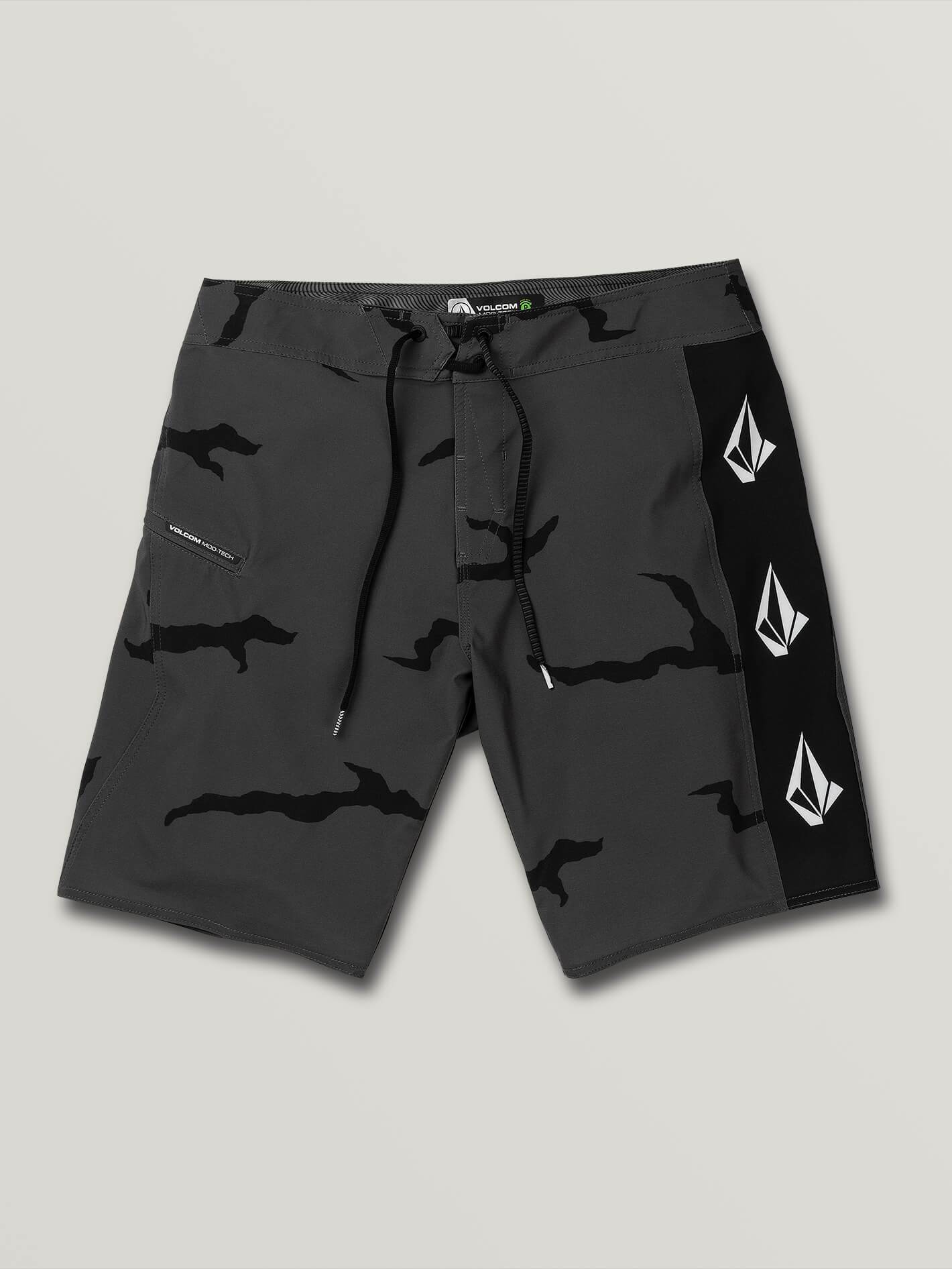 Deadly Stones Mod 20" Boardshort - Dark Charcoal