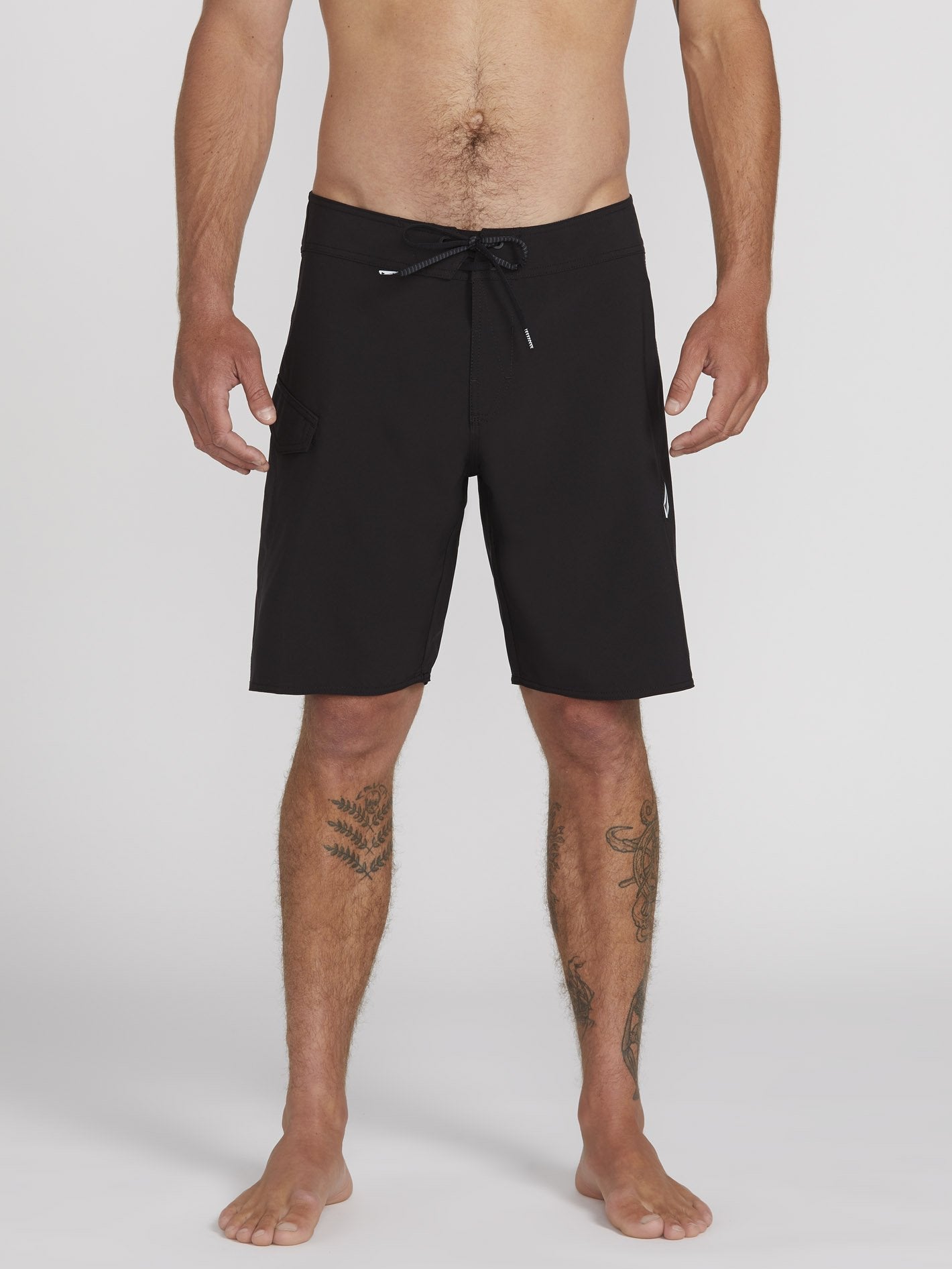 Lido Solid Mod 20" Boardshort - Black