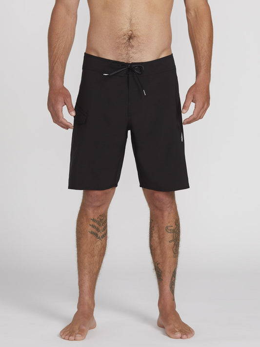 Lido Solid Mod 20" Boardshort - Black