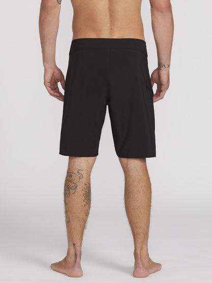 Lido Solid Mod 20" Boardshort - Black