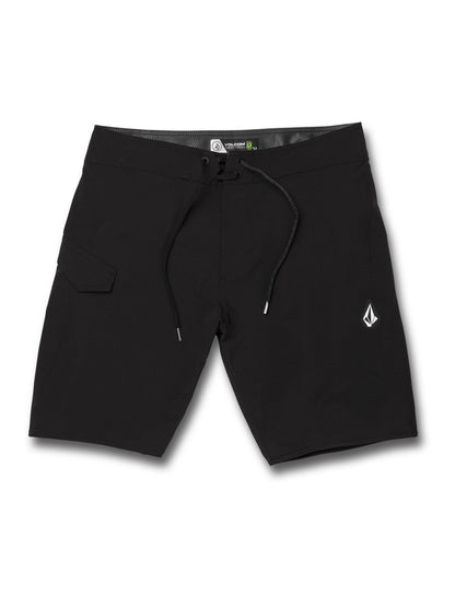 Lido Solid Mod 20" Boardshort - Black