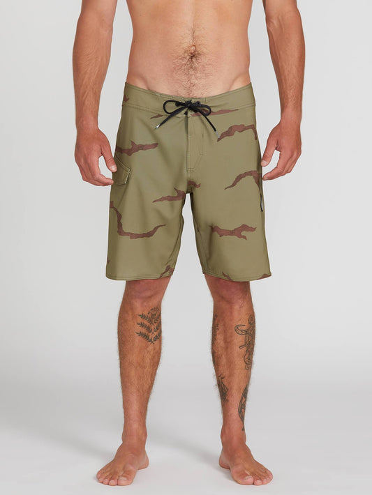 Lido Solid Mod 20" Boardshort - Light Army