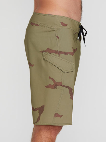 Lido Solid Mod 20" Boardshort - Light Army
