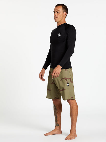 Lido Solid Mod 20" Boardshort - Light Army