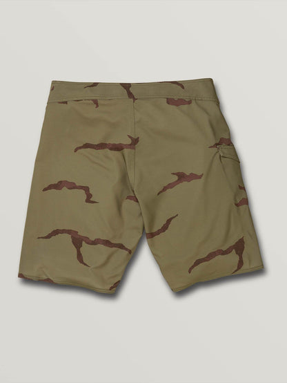 Lido Solid Mod 20" Boardshort - Light Army