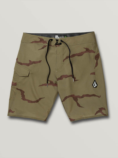 Lido Solid Mod 20" Boardshort - Light Army