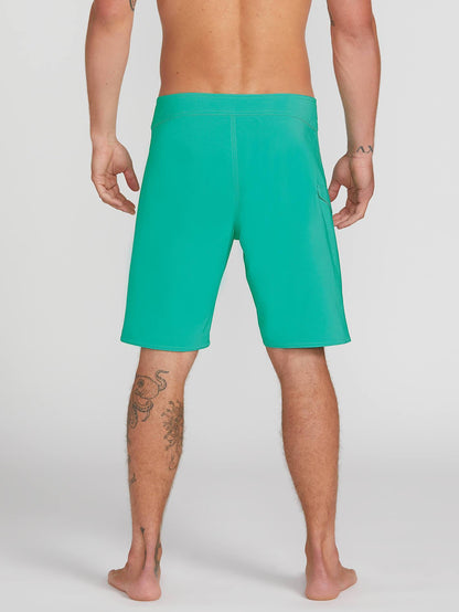 Lido Solid Mod 20" Boardshort - Mysto Green