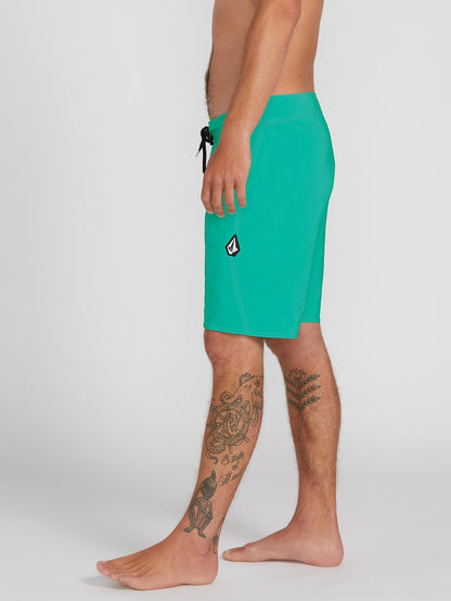 Lido Solid Mod 20" Boardshort - Mysto Green