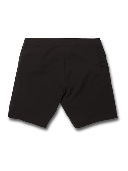 Lido Solid Mod 18" Boardshort - Black
