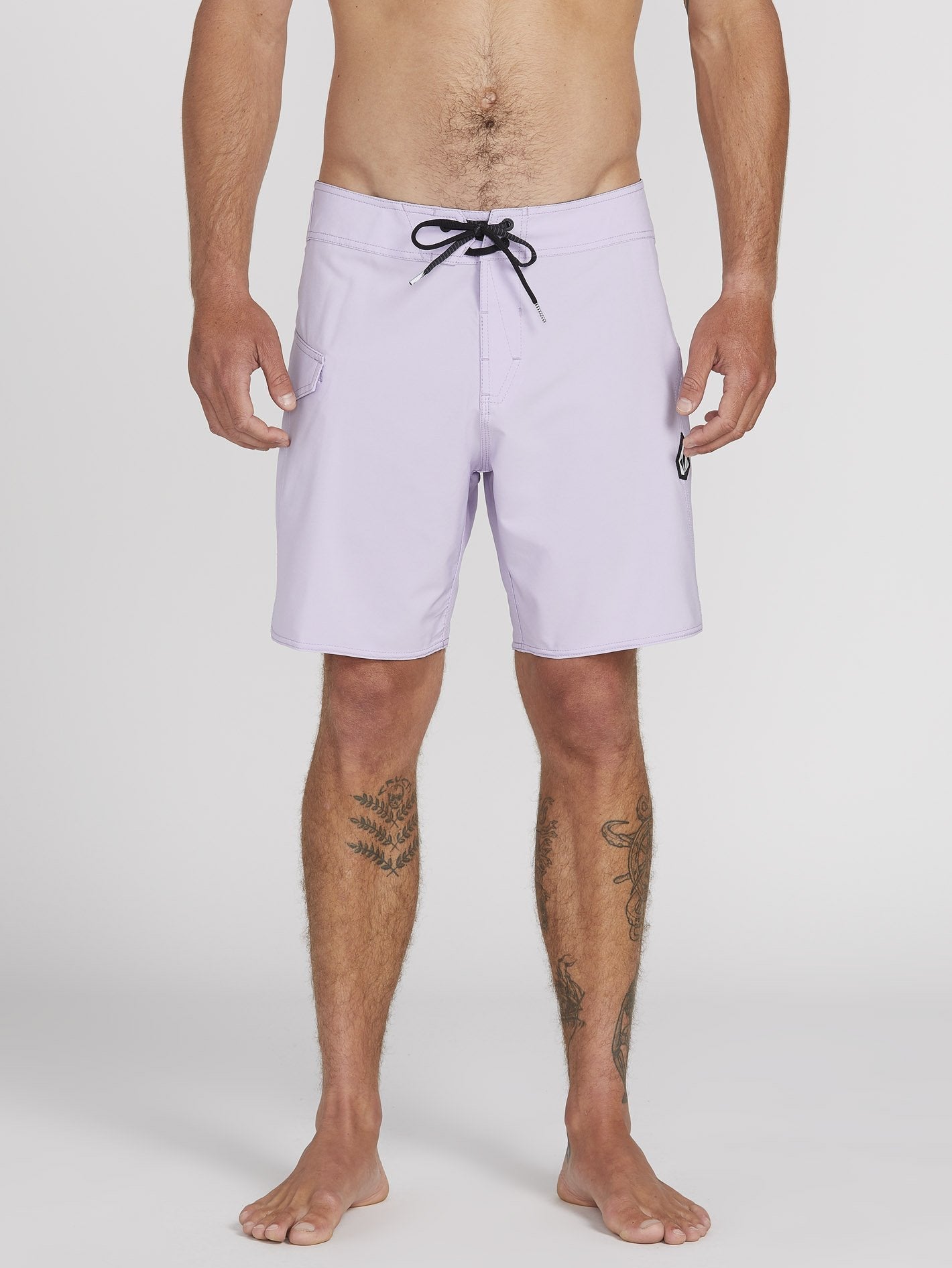 Lido Solid Mod 18" Boardshort - Lilac