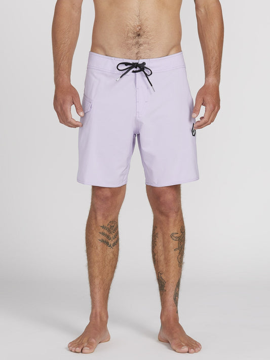 Lido Solid Mod 18" Boardshort - Lilac
