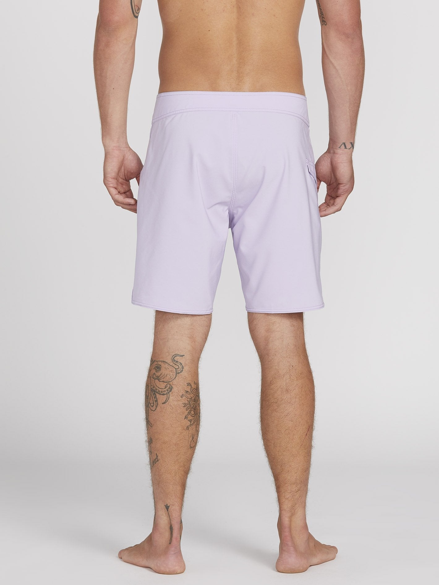 Lido Solid Mod 18" Boardshort - Lilac