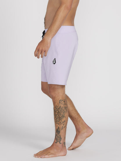 Lido Solid Mod 18" Boardshort - Lilac
