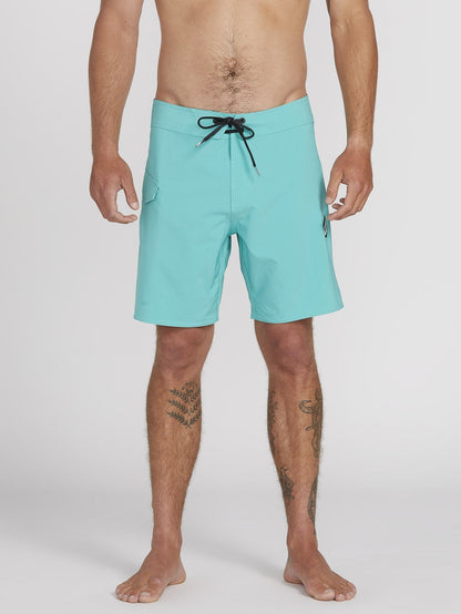 Lido Solid Mod 18" Boardshort - Mysto Green