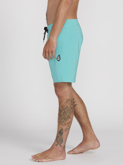 Lido Solid Mod 18" Boardshort - Mysto Green