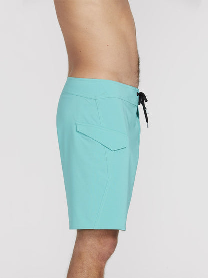 Lido Solid Mod 18" Boardshort - Mysto Green