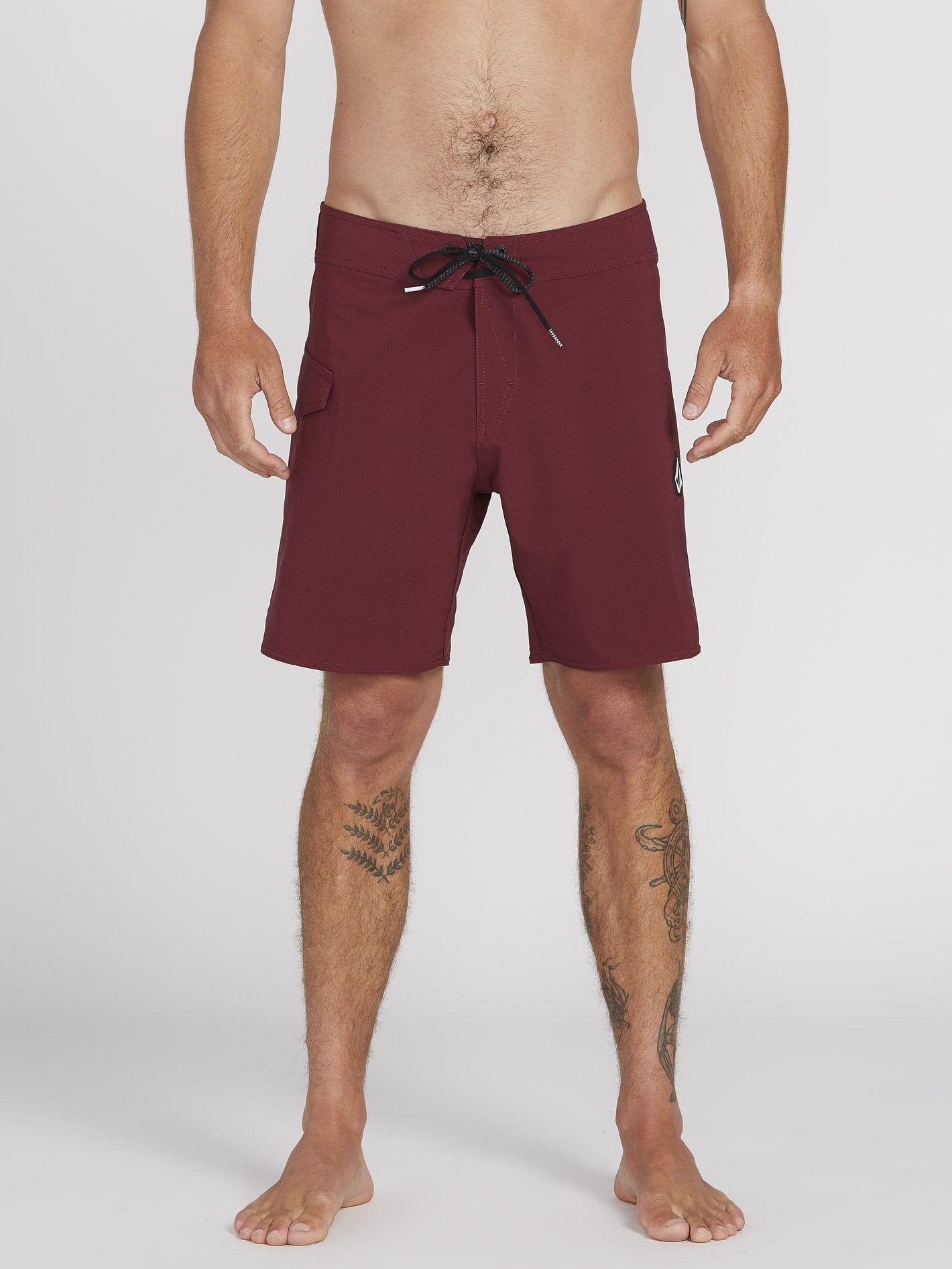 Lido Solid Mod 18" Boardshort - Pinot