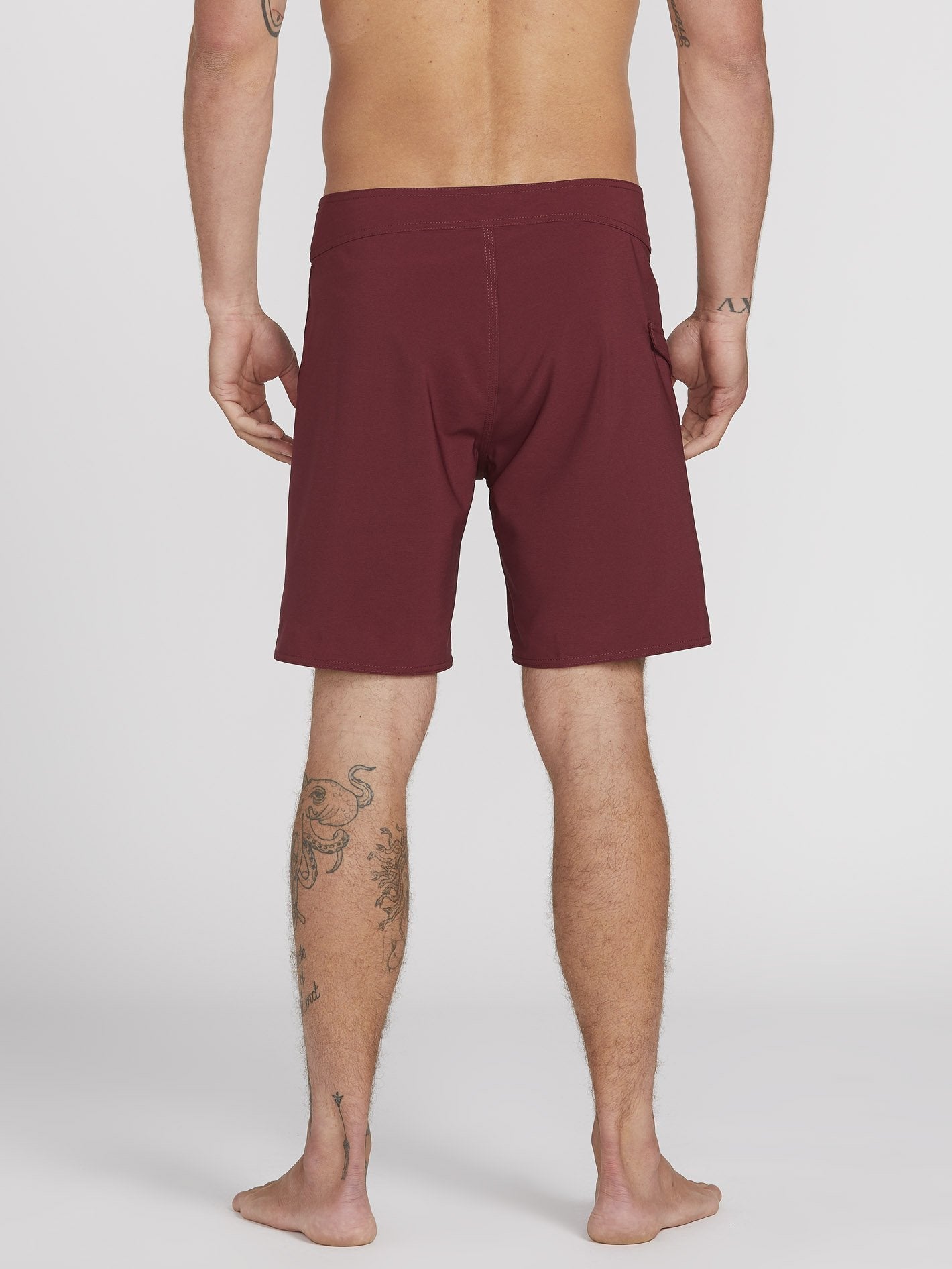 Lido Solid Mod 18" Boardshort - Pinot